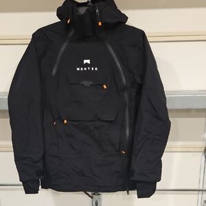 Montec Black Ski & Snowboard Jacket for Men